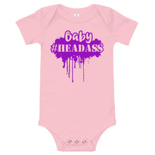 Load image into Gallery viewer, Infant &quot;Headass&quot; Onesie  - Purple Print