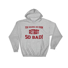 Load image into Gallery viewer, Red &quot;Detroit&quot; Hooded Sweatshirt