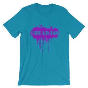 Men's "Headass" T-Shirt - Purple Print