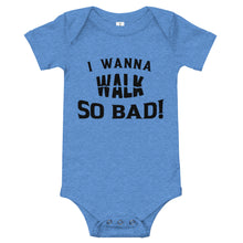 Load image into Gallery viewer, Infant &quot;Walk&quot; Onesie  - Black Print