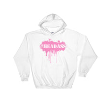 Load image into Gallery viewer, Pink &quot;Headass&quot; Hooded Sweatshirt