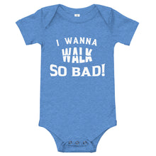 Load image into Gallery viewer, Infant &quot;Walk&quot; Onesie  - White Print