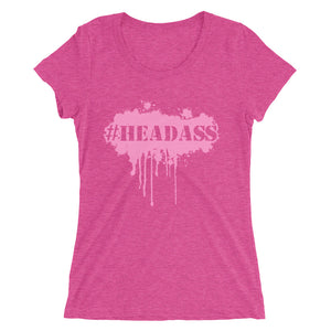 Women's "Headass" t-shirt - Pink Print