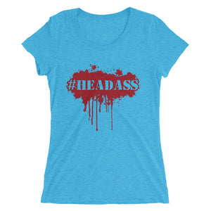 Women's "Headass" t-shirt - Red Print