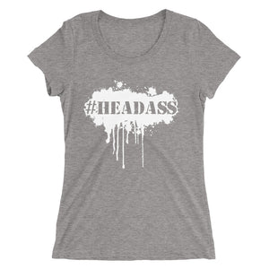 Women's "Headass" t-shirt - White Print