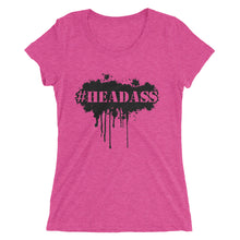 Load image into Gallery viewer, Women&#39;s &quot;Headass&quot; t-shirt - Black Print