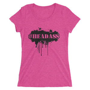 Women's "Headass" t-shirt - Black Print