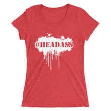 Load image into Gallery viewer, Women&#39;s &quot;Headass&quot; t-shirt - White Print