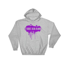 Load image into Gallery viewer, Purple &quot;Headass&quot; Hooded Sweatshirt