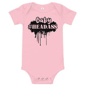 Infant "Headass" Onesie  - Black Print