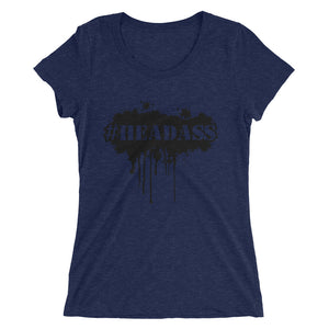 Women's "Headass" t-shirt - Black Print