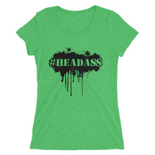 Load image into Gallery viewer, Women&#39;s &quot;Headass&quot; t-shirt - Black Print