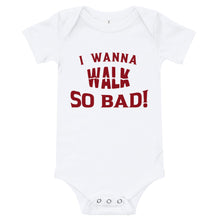 Load image into Gallery viewer, Infant &quot;Walk&quot; Onesie  - Red Print