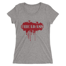 Load image into Gallery viewer, Women&#39;s &quot;Headass&quot; t-shirt - Red Print