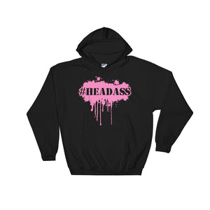 Pink "Headass" Hooded Sweatshirt