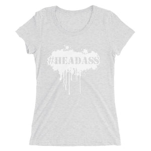 Women's "Headass" t-shirt - White Print