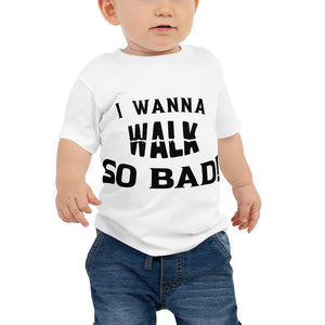 Baby "Walk" Tee - Black Print