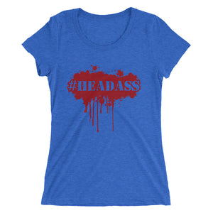 Women's "Headass" t-shirt - Red Print