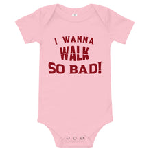 Load image into Gallery viewer, Infant &quot;Walk&quot; Onesie  - Red Print