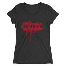 Load image into Gallery viewer, Women&#39;s &quot;Headass&quot; t-shirt - Red Print