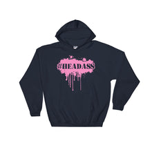 Load image into Gallery viewer, Pink &quot;Headass&quot; Hooded Sweatshirt