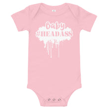 Load image into Gallery viewer, Infant &quot;Headass&quot; Onesie  - White Print