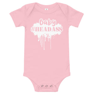 Infant "Headass" Onesie  - White Print