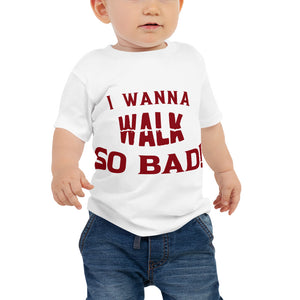 Baby "Walk" Tee - Red Print