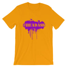 Load image into Gallery viewer, Men&#39;s &quot;Headass&quot; T-Shirt - Purple Print