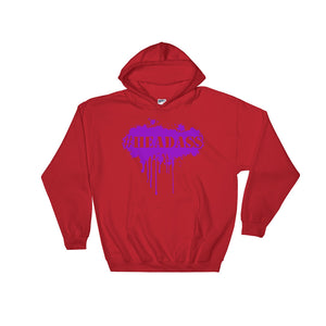 Purple "Headass" Hooded Sweatshirt