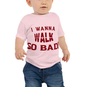 Baby "Walk" Tee - Red Print