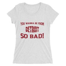 Load image into Gallery viewer, Women&#39;s &quot;Detroit&quot; t-shirt - Red Print