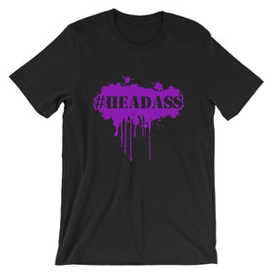 Men's "Headass" T-Shirt - Purple Print