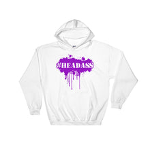 Load image into Gallery viewer, Purple &quot;Headass&quot; Hooded Sweatshirt