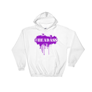 Purple "Headass" Hooded Sweatshirt