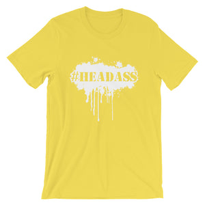 Men's "Headass" T-Shirt - White Print