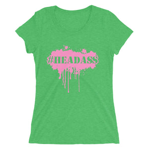 Women's "Headass" t-shirt - Pink Print