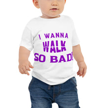 Load image into Gallery viewer, Baby &quot;Walk&quot; Tee - Purple Print