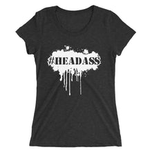 Load image into Gallery viewer, Women&#39;s &quot;Headass&quot; t-shirt - White Print