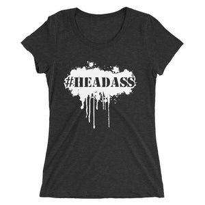 Women's "Headass" t-shirt - White Print