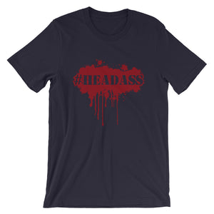 Men's "Headass" T-Shirt - Red Print