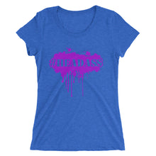 Load image into Gallery viewer, Women&#39;s &quot;Headass&quot; t-shirt - Purple Print